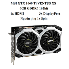 card MSI GTX 1660TI VENTUS XS    6gb ddr6
