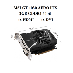 card MSI GT 1030 aero - 2G D4