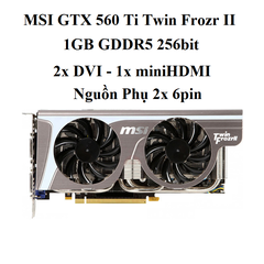 card MSI N560GTX-Ti Twin Frozr II/OC 1GB D5