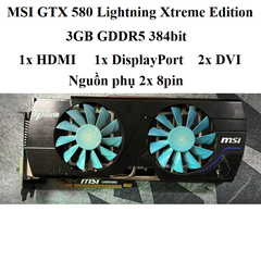 card MSI GTX 580 LIGHTNING XE 3gb ddr5