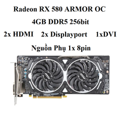 card msi rx 580 4gb d5