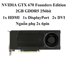 card NVIDIA GTX 670 Founders Edition - 2gd5
