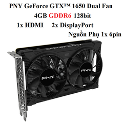 card PNY GTX 1650 (2fan) - 4gd6