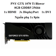 card PNY GTX1070Ti Blower - 8gb