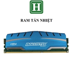 ram tản nhiệt CRUCIAL BALLISTIX SPORT blue - 4gb ddr3 1600