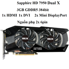 CARD Sapphire HD 7950 - DualX - 3GB D5