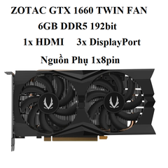 card ZOTAC GTX1660 6GB
