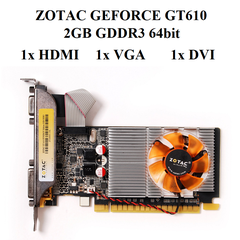 CARDZOTAC GT610 2GD3