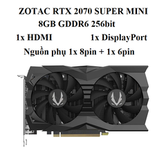 card màn hình ZOTAC RTX 2070 SUPER MINI 8gd6
