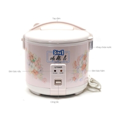 Nồi cơm điện Tiger 1,8 Lít - Mua 1 lần dùng trọn đời - JNP-1803 - Hàng chính hãng