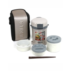 Hộp cơm giữ nhiệt Tiger 3 ngăn LWU-B200 - Dung tích 1.4L - Hàng chính hãng