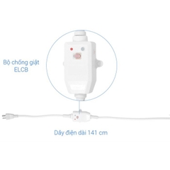 Bình nước nóng Ariston Dung tích lớn 50L - Treo ngang - PROR-50SH2.5FE - Hàng chính hãng