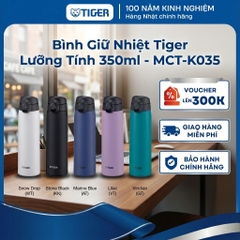 Bình giữ nhiệt lưỡng tính Tiger 350ml - Công nghệ chống bám bẩn - MCT-K035 - Hàng chính hãng