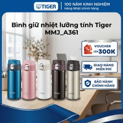 Bình giữ nhiệt lưỡng tính Tiger 360ml MMJ - Công nghệ chống bám bẩn - MMJ - A361 - Hàng chính hãng