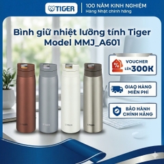 Bình giữ nhiệt lưỡng tính Tiger, Công nghệ chống bám bẩn - 600ml MMJ-A601 - Hàng chính hãng