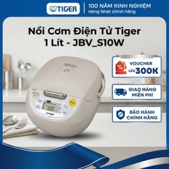 Nồi cơm điện tử Tiger  1 Lít _ Công nghệ Tacook độc quyền _ JBV_S10W _ Hàng chính hãng