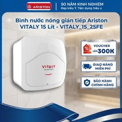 Bình nước nóng gián tiếp Ariston VITALY 15 Lít - VITALY_15_25FE ,Thiết kế hiện đại hàng chính hãng