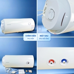 Bình nước nóng Ariston Dung tích lớn 50L - Treo ngang - PROR-50SH2.5FE - Hàng chính hãng