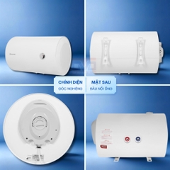 Bình nước nóng Ariston Dung tích lớn 80L - Treo ngang - PROR-80H2.5FE - Hàng chính hãng