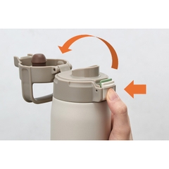 Bình giữ nhiệt lưỡng tính Tiger MED_A050 nắp bật 1 chạm, bình nước đế chống va đập