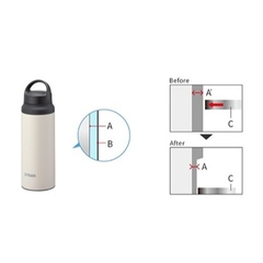 Bình giữ nhiệt lưỡng tính Tiger MCZ_G060, bình nước cách nhiệt chân không siêu nhẹ hàng chính hãng