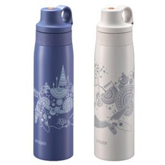 Bình cách nhiệt chân không Tiger MCS-A501 500ML, bình giữ nhiệt ống hút Inox mở nắp 1 tay chính hãng