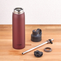 Bình giữ nhiệt  lưỡng tính Tiger 500ml -Ông hút bằng thép kháng khuẩn - MCS-A050 - Hàng chính hãng