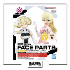 Mô hình phụ kiện 30MS Option Face Parts Expression Set 7(Color A) - Chính hãng Bandai Nhật Bản