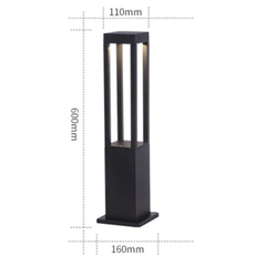 Đèn Trụ nấm Vuông Cao Cấp  mã TNV