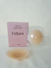 Miếng Dán Ngực Silicone FitBare 8cm ZY-NP02 - Dán Nụ Có Keo Siêu Dính, Tự Nhiên & Chống Nước