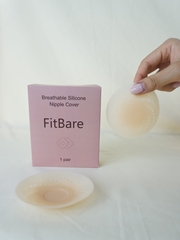Combo Thường Ngày FitBare (4 Món) - Bộ Dán Ngực Silicone Thoáng Khí, Silicone Tự Thân, Dán Vải Satin & Dán Ngực Hoa Cúc