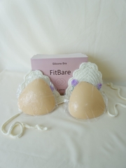 Combo Đi Tiệc FitBare (2 Món) - 01 Áo Ngực Silicone Tạo Khe & 01 Cặp Đệm Độn Ngực Push-Up Mặc Áo Đầm Váy Hở Lưng