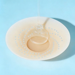 Miếng Dán Ngực Silicone Có Lỗ Mỏng Nhẹ FitBare H-234 (8cm) - Dán Keo, Thoáng Khí, Kháng Mồ Hôi, Tái Sử Dụng (Màu Nude)
