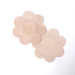 Miếng Dán Ngực Vải Lụa Satin FitBare SYV-003 (6.5cm) - 7 Cặp Dán Keo Vải Cực Mỏng, Keo Bám Dính Chống Nước, Màu Nude