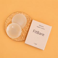 Miếng Dán Ngực Silicone FitBare 8cm ZY-NP02 - Dán Nụ Có Keo Siêu Dính, Tự Nhiên & Chống Nước