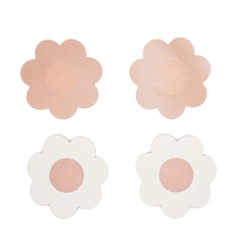 Miếng Dán Ngực Vải Lụa Satin FitBare SYV-003 (6.5cm) - 7 Cặp Dán Keo Vải Cực Mỏng, Keo Bám Dính Chống Nước, Màu Nude