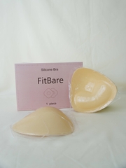 Miếng Dán Nâng Ngực Dày 3cm FitBare NP-S250802 - Đệm Độn Push-Up Tạo Khe, Keo Siêu Dính, Màu Nude