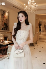 VT ren kem hoa dây lưới vai 2 tag hoa
