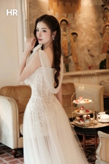 VT ren kem hoa dây lưới vai 2 tag hoa