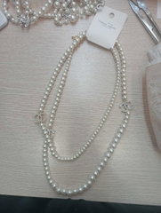 Vòng ngọc dài CHANEL vàng