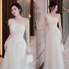 VT kem lệch vai đính tag lông