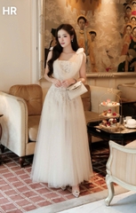 VT ren kem hoa dây lưới vai 2 tag hoa