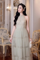 VT yếm xanh cốm đính đá