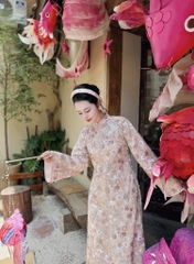 AD kim sa hồng thêu hoa cổ 3p