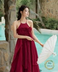 set yếm đỏ hoa ngực CS1