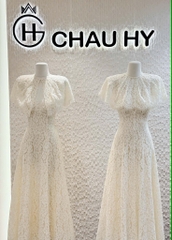 VT kem ren hoa 2 dây + khoác choàng ren (kèm quần bh) CS1