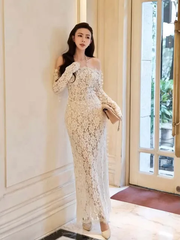 VT kem ren trễ vai tay dài body