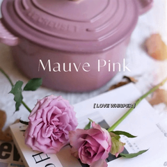 NỒI GANG LE CREUSET MAUVE PINK TRÁI TIM 20CM HỒNG