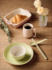Set 6 đĩa sâu lòng STAUB Maccaron 22cm