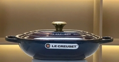 CHẢO GANG OVAN LE CREUSET OBLONG MÀU AGAVE 31CM XANH CỔ VỊT